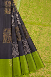 Black Kanjivaram Soft Silk Saree 10068806