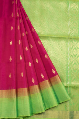 Red Kanjivaram Soft Silk Saree 10069224 - Avishya