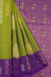 Green Kanjivaram Soft Silk Saree 10070138