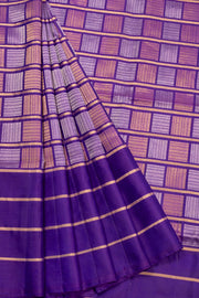 Purple Handloom Kanjivaram Soft Silk Saree 10072772