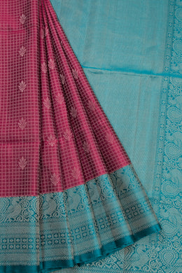 Maroon Handloom Kanjivaram Soft Silk Saree 10072784