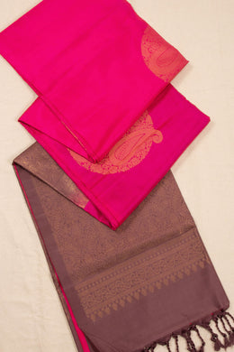 Pink Handloom Kanjivaram Soft Silk Saree 10074803