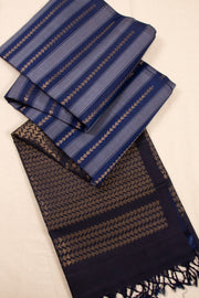 Blue Handloom Kanjivaram Soft Silk Saree 10074813