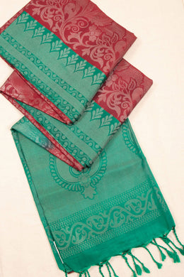 Maroon Handloom Kanjivaram Soft Silk Saree 10074816