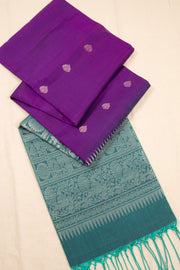 Purple Handloom Kanjivaram Soft Silk Saree 10074818