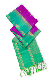 Fuschia Purple Handloom Kanjivaram Soft Silk Saree 10075703