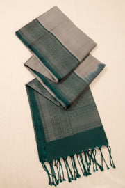 Grey Handloom Kanjivaram Soft Silk Saree 10076151