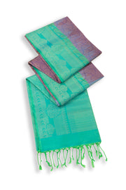 Purple Handloom Kanjivaram Soft Silk Saree 10076157