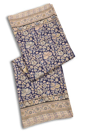 Blue Kashmiri Printed Silk Saree 10075987