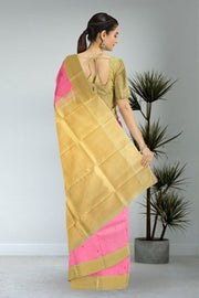Pink Kanjivaram Pure Silk Saree 10076129