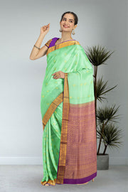 Green Kanjivaram Pure Silk Saree 10076067