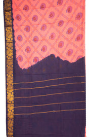 Peach Sungudi Saree 10078062