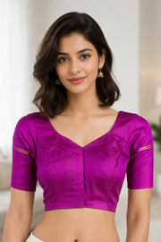 Purple Kanjivaram Soft Silk Blouse 10076974