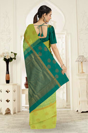 Green Nakashi Kanjivaram Pure Silk Saree 10076119