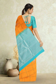 Yellow Kanjivaram Pure Silk Saree 10076112