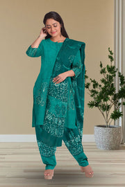 Blue Batik Printed Co-ord Set 10074244