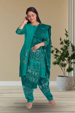 Blue Batik Printed Co-ord Set 10074244