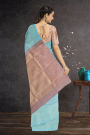 Blue Kanjivaram Pure Silk Saree 10076135