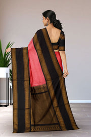 Pink Gadwal Silk Saree 10075407