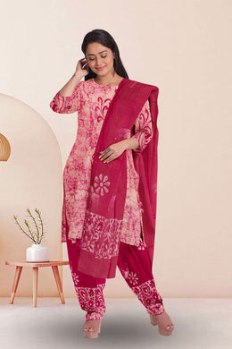 Pink Batik Printed Co-ord Set 10074237