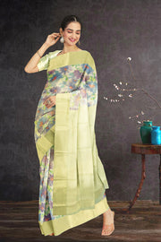 Multicolour Printed Kanjivaram Silk Saree 10075579