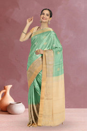 Green Kanjivaram Soft Silk Saree 10071973