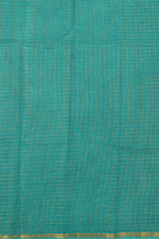 Turquoise Blue Sungudi Cotton Saree 10078019