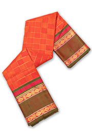 Orange Kanjivaram Pure Silk Saree 10076140