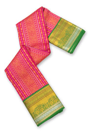 Rani Pink Kanjivaram Pure Silk Saree 10077171