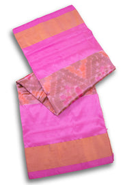 Electric Pink Kanjivaram Silk Vegan Saree 10075584