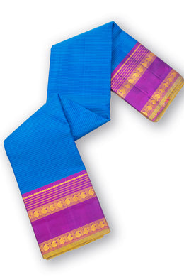 Blue Kanjivaram Pure Silk Saree 10076078