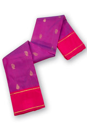  Purple Kanjivaram Pure Silk Saree 10076093