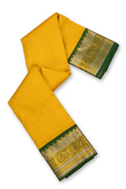 Yellow Kanjivaram Pure Silk Saree 10077164