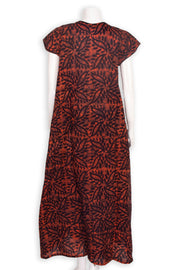 Orange Batik Printed Cotton Nightwear 10076186