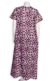 Brown Batik Printed Cotton Nightwear 10076183