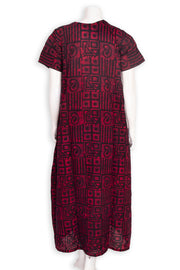 Pink Batik Printed Cotton Nightwear 10076181