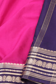 Rani Pink Mysore Semi Crepe Silk Saree 10077208
