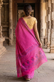 Rani Pink Sungudi Saree 10078056