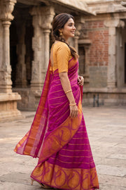 Purple Sungudi Saree 10078071