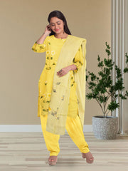Yellow Hand Painted Co-ord Set 10072967