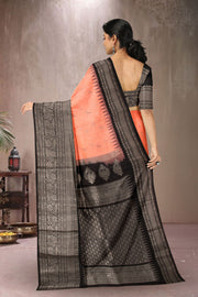 Orange Gadwal Kuttu Silk Saree 10075418