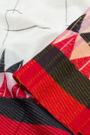 White Handloom Dhaniakhali Cotton Saree 10062564