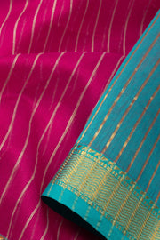 Pink Handloom Maheswari Silk Cotton Saree - Avishya
