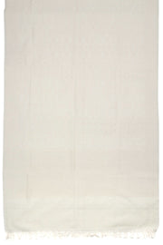 White Banarasi Cotton Salwar Suit Material