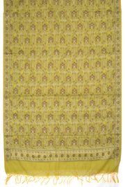 Pista Green Banarasi Cotton 3-Piece Salwar Suit Material 10063170