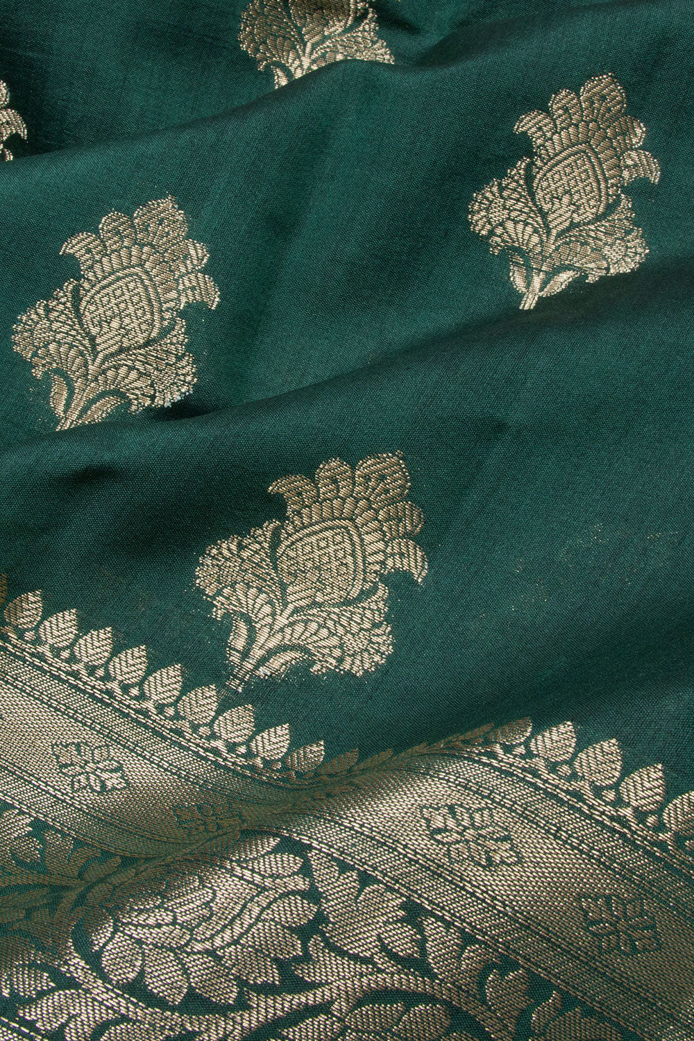 Castleton Green Handloom Banarasi Chiniya Silk Saree  10063230