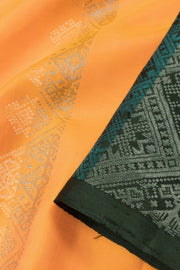 Butterscotch Orange Handloom Kanjivaram Soft Silk Saree 10063246