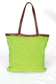 Green Kantha Embroidery Hand bag 10063538