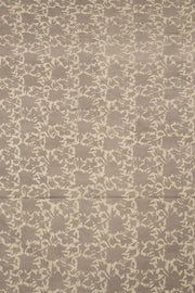 Grey Dabu Printed Cotton Salwar Suit Material  - Avishya