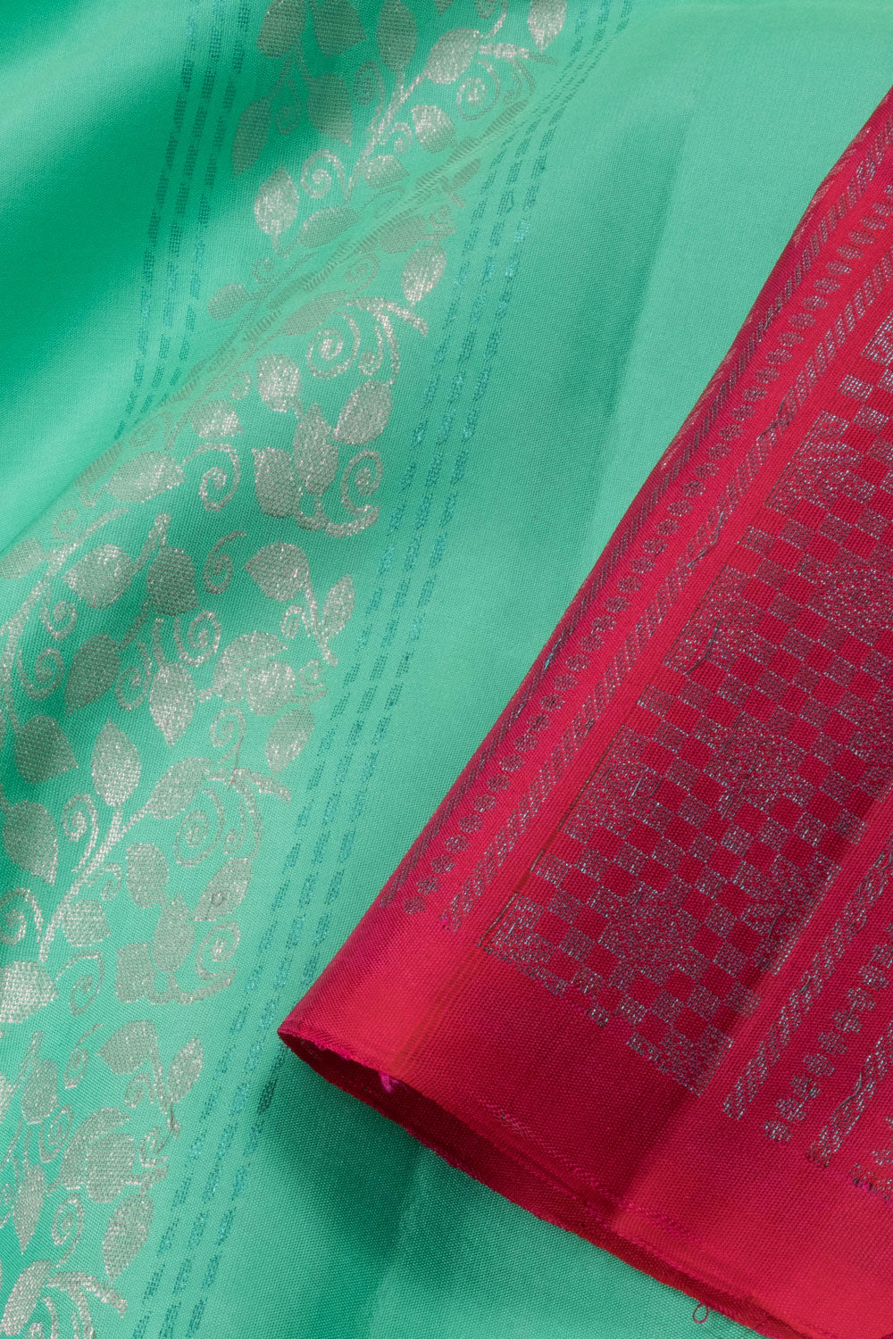 Blue Handloom Kanjivaram Soft Silk Saree
